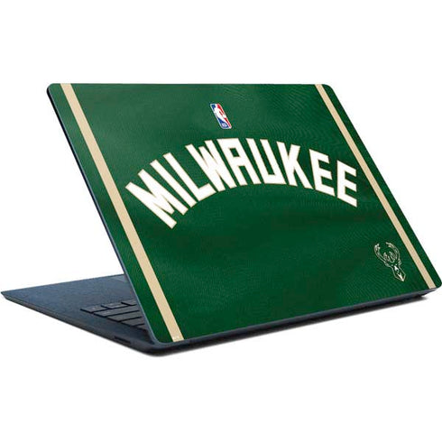 NBA Milwaukee Bucks Jersey Surface Laptop Skin